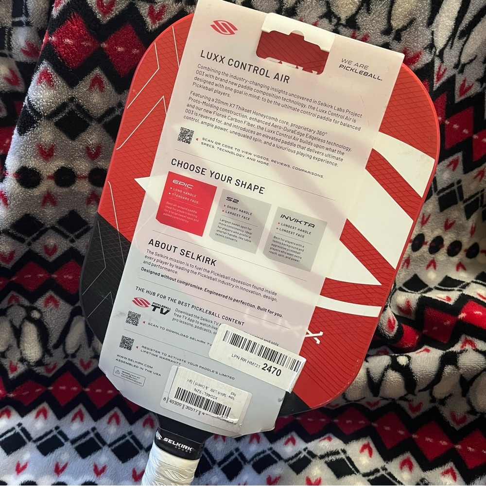 Selkirk epic LUXX pickleball paddle - Picture 3 of 5